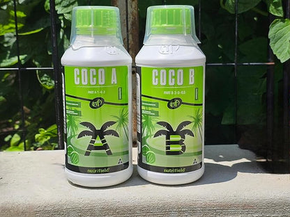 3 Bags 10 Liters Coco Perlite 70/30 Mix + Nutrients Coco A&B 500ml