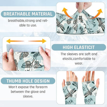 Gardening Sleeves for Women Farm Sun Protection Thorn Proof Cooling Arm Sleeves to Cover Arms for Garden Sports