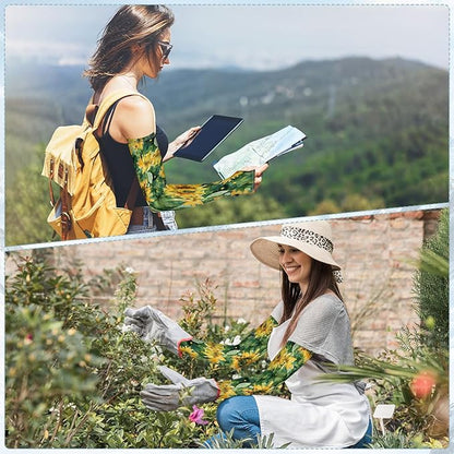 Gardening Sleeves for Women Farm Sun Protection Thorn Proof Cooling Arm Sleeves to Cover Arms for Garden Sports