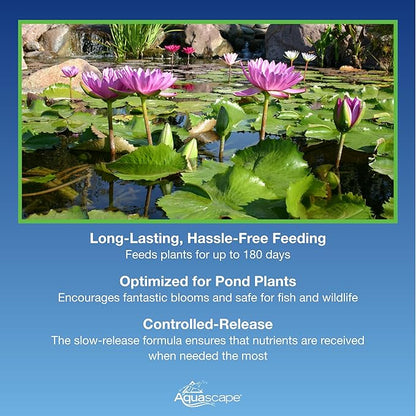 Aquascape Once-A-Year Pond Plant Fertilizer, Granular, 7 Lb / 3.18 Kg, Long-Lasting Nutrients for Water Garden Plants, 89014