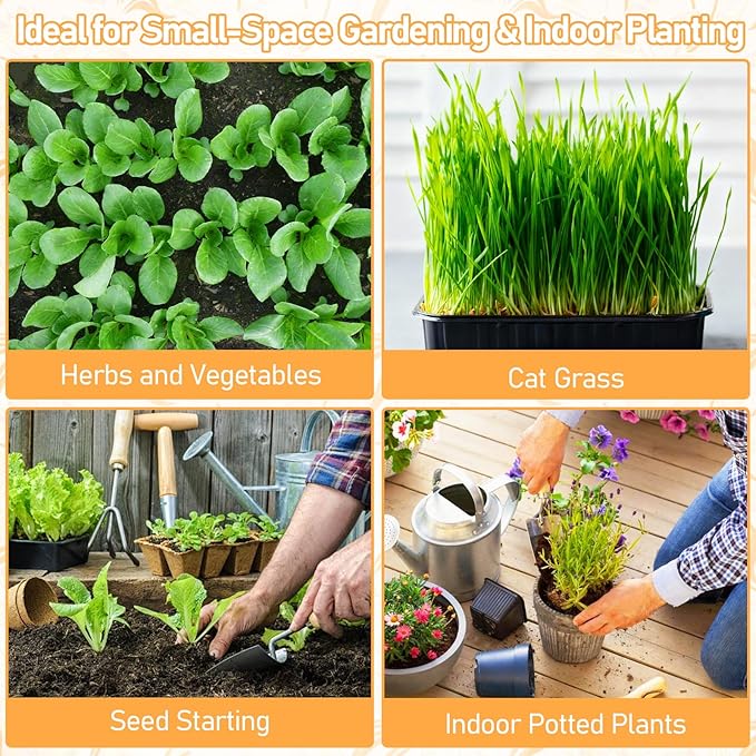 Legigo 200 PCS 50mm Coco Coir Pellets Potting Soil Mix- Compressed Coconut Coir Discs Seed Starting Soil Pellets, Coco Peat Soil Pods for Indoor & Outdoor Plants, Gardening Herbs Bonsai and Vegetables
