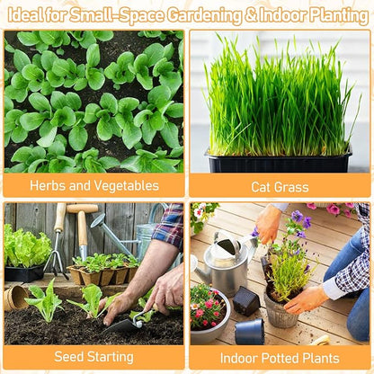 Legigo 200 PCS 50mm Coco Coir Pellets Potting Soil Mix- Compressed Coconut Coir Discs Seed Starting Soil Pellets, Coco Peat Soil Pods for Indoor & Outdoor Plants, Gardening Herbs Bonsai and Vegetables