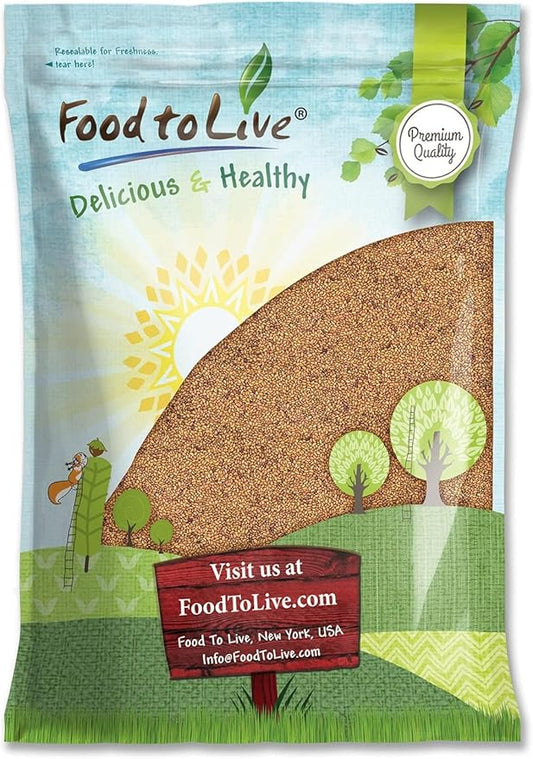 Food to Live Alfalfa Seeds for Sprouting, 15 Pounds – Edible Seeds, Pure, Vegan, Kosher, Bulk. Rich in Vitamin K & C. High Germitation Rate. Grow Sprouts, and Microgreens for Salad, Sandwiches, Rolls.