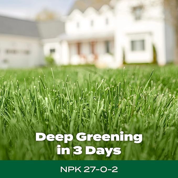 Scotts Green Max Lawn Food - Lawn Fertilizer for Grass Plus Iron Supplement, 5,000 sq. ft., 16.67 lbs.