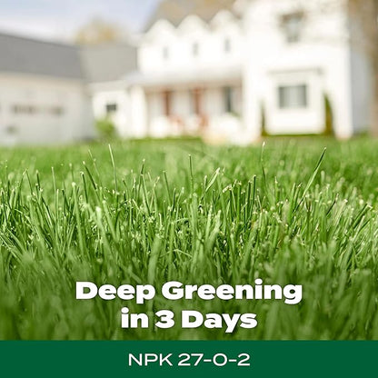 Scotts Green Max Lawn Food - Lawn Fertilizer for Grass Plus Iron Supplement, 5,000 sq. ft., 16.67 lbs.