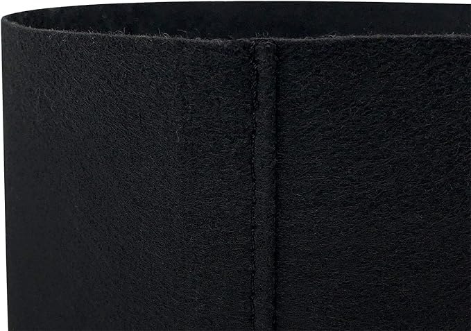 5 Pack 2 Gallon Grow Bags - Black Breathable Fabric Pots Heavy Duty Aeration Fabric Pots Thickened Nonwoven Fabric Pots Plant Grow Bags with Handle
