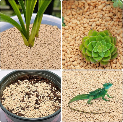2lb Japanese Kanuma Soil 1/8-1/4 inch(3-6mm) Small Grain for Acid-Loving Plants - Ideal for Bonsai, Azaleas, Hydrangeas & Blueberries,Succulent - Fast Drainage, PH Balanced (Natural, No Additives)