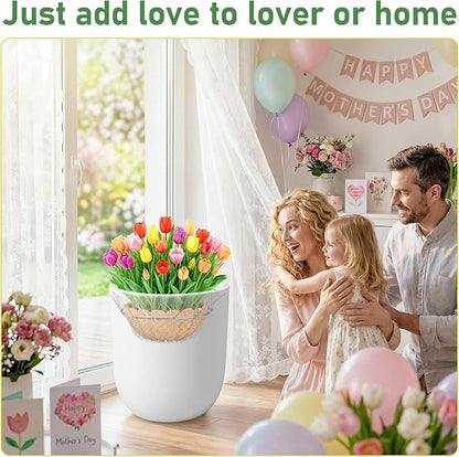Pack 2 Adjustable Planter Insert for Pots Any Height, Plant Risers for 12-18" Wide Top Opening Pots,Wedding & Party Decor