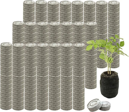 255 Pcs 30mm Peat Pellets Seed Starter Soil,Compressed Seed Starting Soil for Seed Starting of Plants, Fruits, Vegetables, Flowers, Easy Planting and Transplanting for Efficiency (255)