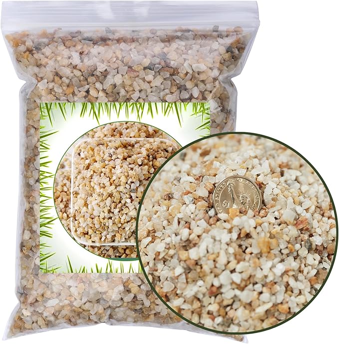 Coarse Silica Sand 2.2lb, Horticultural Sand for Bonsai Cacti Succulent and Carnivorous Plant Mix