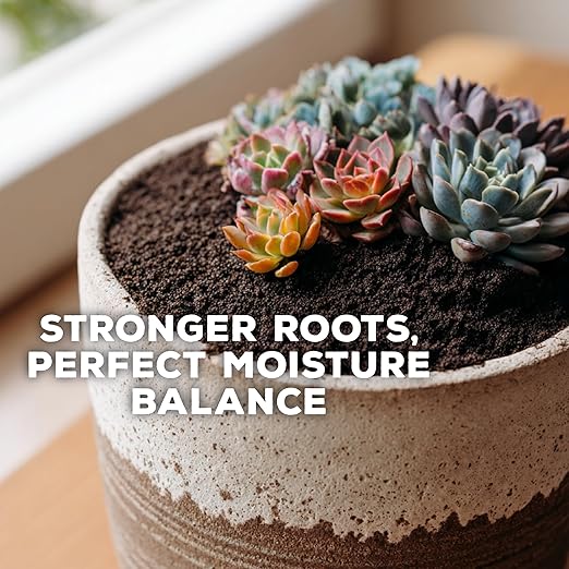 Soil Seed & Water Succulent Success Potting Mix – Fast-Draining Soil for Succulents, Cactus & Houseplants - Indoor and Outdoor Mix - OMRI Listed