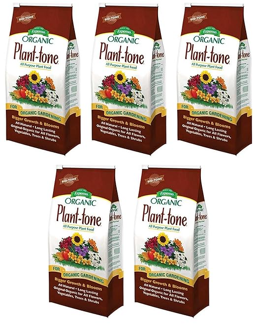 Espoma PT4 4-Pound Plant-Tone Organic 5-3-3 Plant Food (Pack of 5)