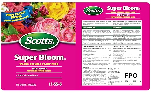 Scotts Super Bloom Water Soluble Plant Food, 2 lbs (2)