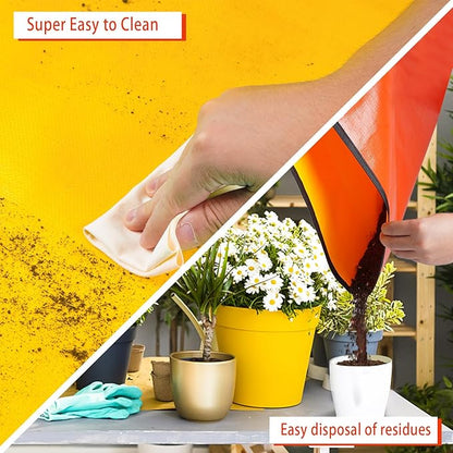 3 Pcs 39.5"X31.5" Large Repotting Mat for House Plants Transplanting and Soil Mix Control, Gardening Gifts for Plant Lovers