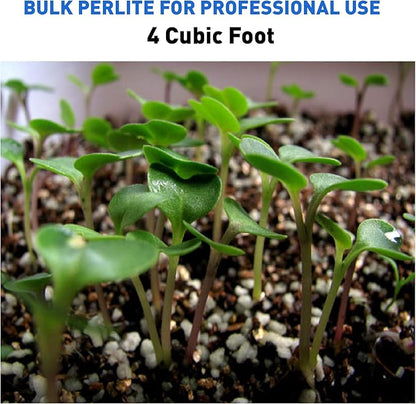 Supreme Perlite Super Coarse Horticultural Grade Expanded Perlite – 4 Cubic Foot – 113 Liters – 103 U.S. Dry Qrts – Indoor & Outdoor Use – OMRI Listed