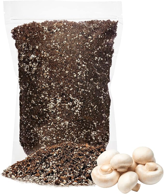 Premium Organic Potting Soil for Mushrooms by Gardenera - (1 Quart Bag)