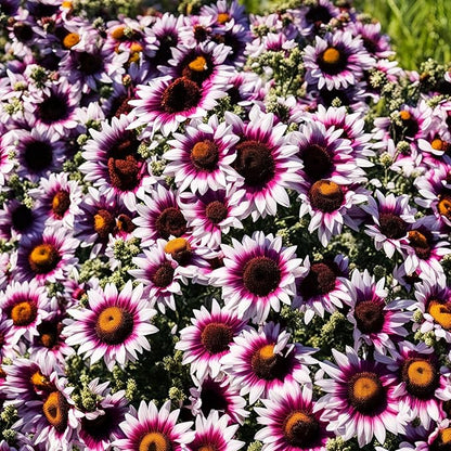 100 Seeds for a Unique Garden - Rare Strawberry Pink Sunflowers (Heirloom Hybrid, Non-GMO) for Butterfly Attraction