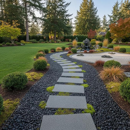 Onlyfire 5 lb Gray Pebbles, 3/8" Natural Decorative River Rocks for Plants, Vases, Aquarium, Succulents and Outdoor Garden Landscaping
