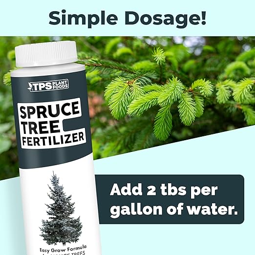 Spruce Tree Fertilizer for Spruce Trees, Great for White Spruce, Blue Spruce, and Norway Spruce, Liquid Fertilizer by TPS Plant Foods, 8 oz (250mL)