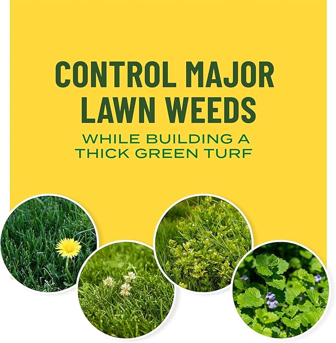 Scotts Turf Builder Liquid Lawn Food Plus Weed Control - Weed and Feed Spray, Controls Dandelions, Clover, and Others as Listed, 32 fl. oz.