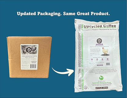 JavaEarth® Compressed Poultry Bedding, Upcycled Spent Coffee Ground Pellets, 20 lbs