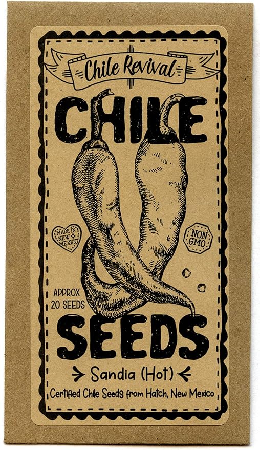 Hatch Chile Seeds from Chile Revival - Qty 20 (Hot - Sandia)