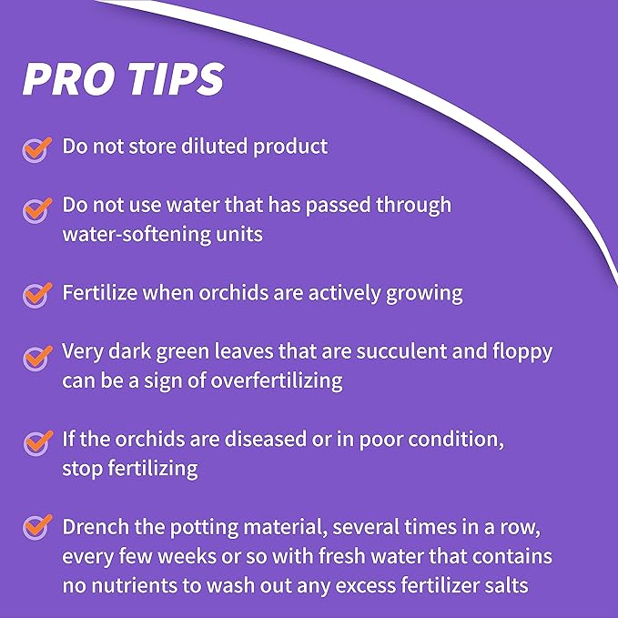 Bonide Liquid Orchid Food 9-7-9, 8 oz Concentrate Liquid Fertilizer for Strong Roots & Blooms, Use When Watering