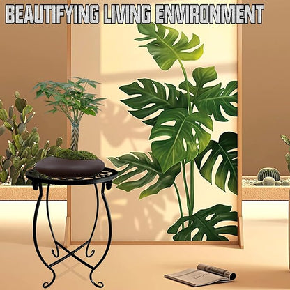 Plant Stand Indoor Outdoor, Metal Plant Stand for Indoor Plants Iron Art Flower Pot Holder Stand Decoration Shelf Racks for Single Planter Use in Garden Patio Corner 1 Pack