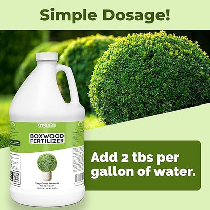 Boxwood Fertilizer, Complete Liquid Boxwood Shrub Plant Food, 1 Gallon (128 oz)