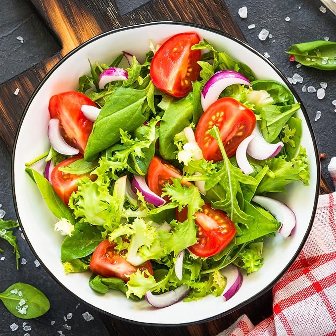 20,000+ Lettuce Seeds, Heirloom Winter Vegetable Seed for Planting Indoor Outdoor, 10 Varieties of Fresh Salad Greens for Hydroponics Kit, Easy to Grow for Garden Beginners, Non-GMO