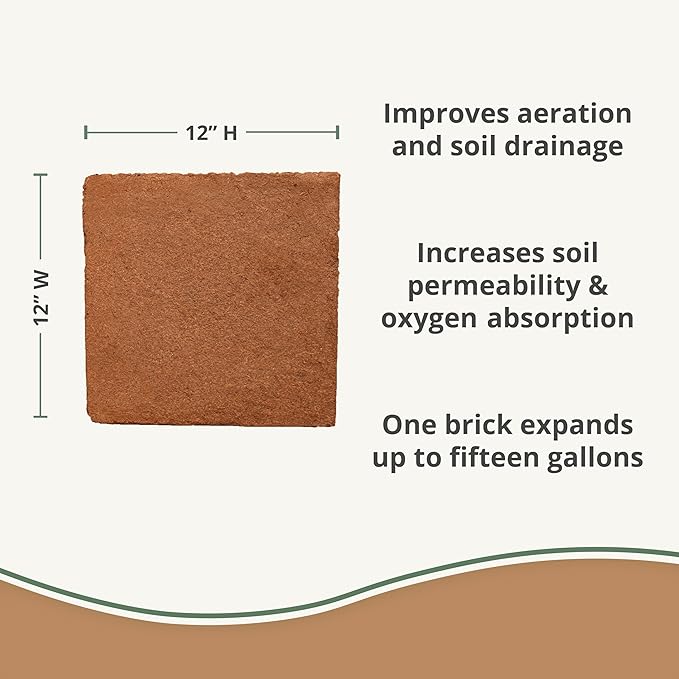 Coco Bliss (10lbs) + Perlite Bliss (8 Qts) - Organic Coco Coir for Plants & Horticultural Perlite for Plants - Coconut Coir Brick - Bulk Garden Soil & Potting Soil Mix - Organic Gardening Bundle