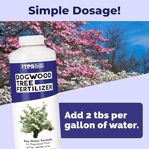 Dogwood Tree Fertilizer, Complete Liquid Dogwood Plant Food, 32 oz (1 Quart)