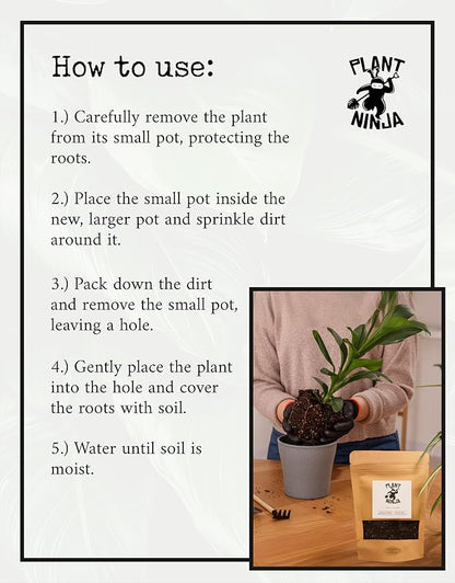 Ultimate Soil Blend - Potting Soil for 8" Pot, Indoor & Outdoor Plants, Gardening Supplies with Perlite