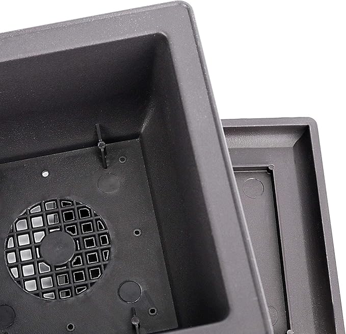 ZOENHOU 20 PCS 4.7 Inch Bonsai Training Pots, Square Plastic Bonsai Plants Growing Pot with Deep Humidity Trays for Garden, Yard, Office, Living Room, Balcony