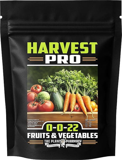 Fertilizer Commerical Grade | Harvest Pro 0-0-22 | 5 Ounces | Custom Professional Mix Blend | Potassium & Magnesium for Fruit, Citrus & Vegetable Plants | Support Bud Development, Flowering & Fruit