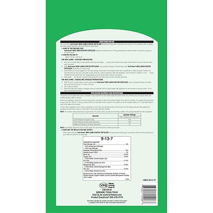 Fertilome (10906) New Lawn Starter Fertilizer 9-13-7 (20 lbs.)