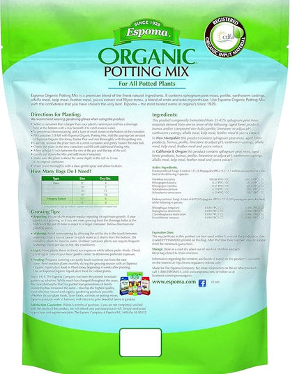 Espoma AP8 8-Quart Organic Potting Mix (2-Pack)