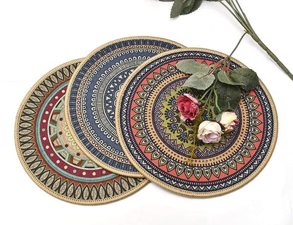 K KILIPES 6pcs 8.5" Round Plant Coaster Mat for Gardening Indoor Outdoor Flower Pots Pad Non Slip Plant Mats for House Plants