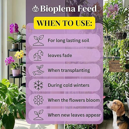 All-Purpose Liquid Plant Food Fertilizer for Orchids & House Plants | Concentrated Nutrient Solution for Indoor & Outdoor Plants | Promotes Vibrant Blooms, Strong Roots & Lush Foliage | Made in USA