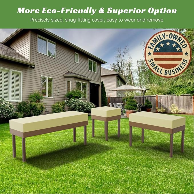 Decoroca 2’x2’ Planter Boxes Cover - Garden Covers for Raised Beds with All-Natural 600D Nylon & Water-Resistant Coating - Winter Plant Covers to Withstand Weed Seeds, Heavy Rain & Snowfall
