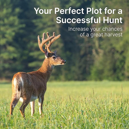 No Till Annual Mix - Throw and Grow Clover, Rye, Turnip, Brassica, Oats - No Plow Food Plot Seed for Deer - 10 lbs