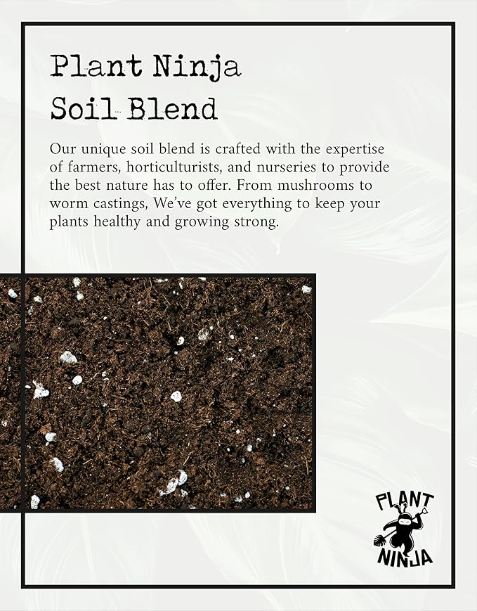 Ultimate Soil Blend, Plant Soil for 6” Pot, Potting Soil for Houseplants, Indoor Plants, and Outdoor Plants, Gardening Supplies, Plant Food, Plant Fertilizer, with Perlite