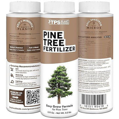 Pine Tree Fertilizer, Complete Liquid Pine Tree Plant Food, 8 oz (250mL)
