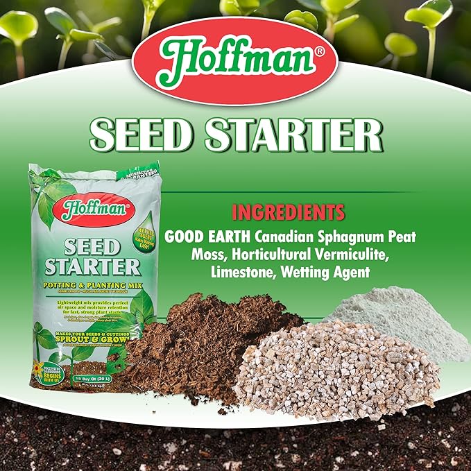 Hoffman 30118 Seed Starter Soil, 18 Quarts