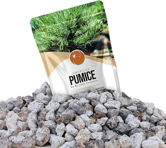 Ho Yoku Pumice for Plants, 2.25 Quarts, Horticultural American Pumice Rocks, Additive for Bonsai Soil, Succulent Soil, or Houseplants