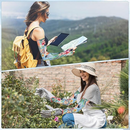 Gardening Sleeves for Women Farm Sun Protection Thorn Proof Cooling Arm Sleeves to Cover Arms for Garden Sports