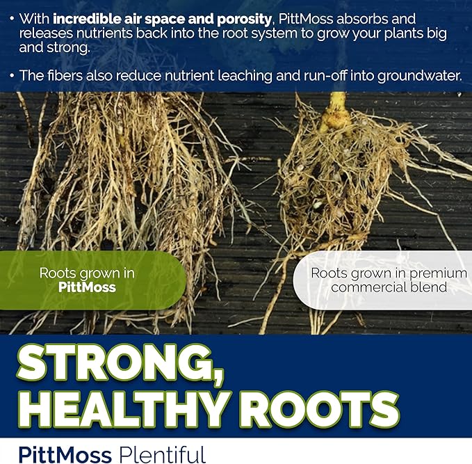 PittMoss Plentiful Eco-Friendly, Organic, Peat-Free Potting Mix, 10 Quarts - for Gardens, Houseplants, Mulching & More - Made in USA from Recycled Paper