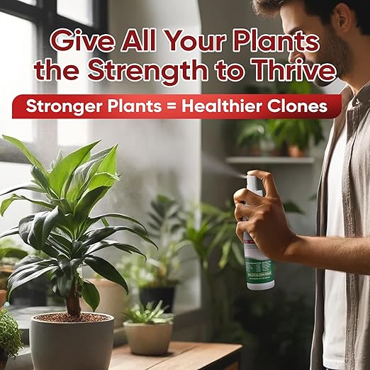 Hormex Mother Mist Cal-Mag-Iron + B1 Plant Nutrient Deficiency Spray - Boost Growth, Strength & Cloning Success - All Purpose Foliar Spray for Houseplants, Flowers & Vegetables, 8oz