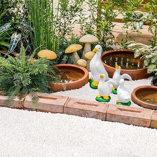 GreatBuddy 5-lb Decorative Rocks for Indoor Plants, 3/8" White Pebbles, Small Rocks for Potted Plants, Succulent, Vases, Aquariums, Fish Tanks, Garden Landscaping, Natural Polished