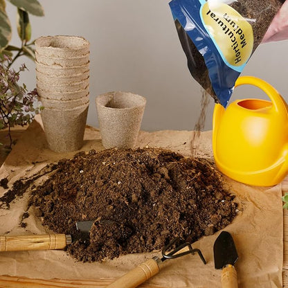 Sphagnum Peat Moss for Plants 2qt, Organic Garden Growing Soil Amendment and Media for Flowers, Vegetables, Herbs, Orchid, Indoor Houseplant